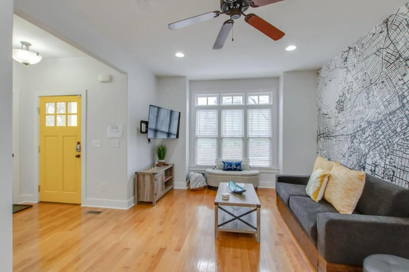 נאשוויל Vibrant Trendy Two Bedroom Home Near Marathon Village